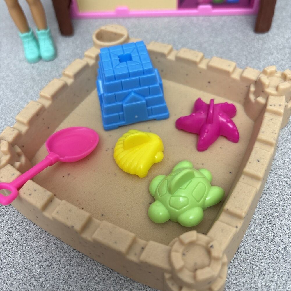 Mattel Barbie Tiki Hut Playset Incomplete Blonde Chelsea Doll, Sandbox, Drinks‎ - Picture 3 of 7